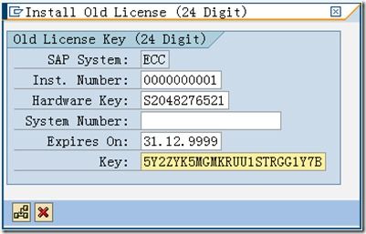 sap license sap ecc6安裝系列五 安裝后 license 的處理
